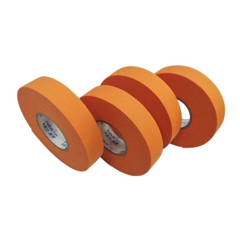 نوار پارچه ای مهار سیم 2.5N/CM چسب کوپلیمر اکریلات رنگ نارنجی