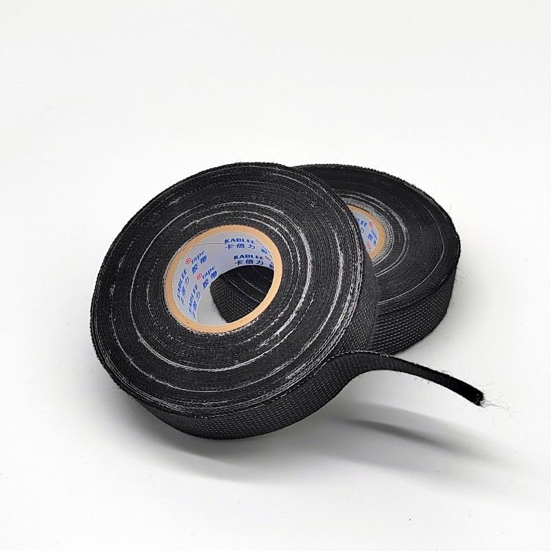 چسب 2.5N/cm نوار مهار سیم پشمی به ضخامت 0.31mm برای محافظت از سیم کشی