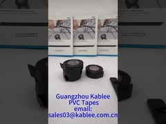 0.13mm ضخامت رنگ های عایق پی وی سی نوار 20M 25M طول برای سیم خودرو